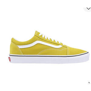 Vans Old Skool Cress Green ~ Yellow & White Sneakers Men's 9.5 Women's 11